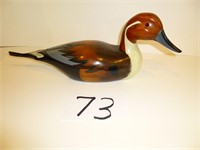 Wooden Pintail duck
