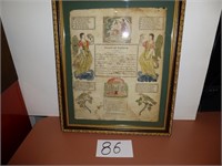 German birth certificate 1825