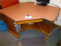 oak computer desk (DESK ONLY)