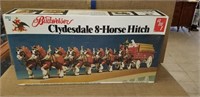 AMT BUDWEISER CLYDESDALE 8 HORSE HITCH MODEL