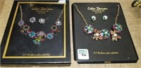 2 NECKLACE AND EARRING SETS