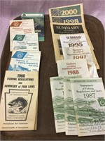 15 PA Fishing Summary Books var years1966-2000