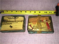 2 Vintage Fishing Survival Kits