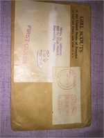 Girl Scout Envelope Post Marked May 1955