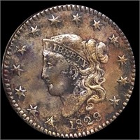 1829 Coronet Head Large Cent XF