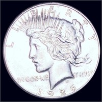 1926-S Silver Peace Dollar CLOSELY UNCIRCULATED
