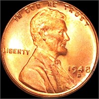 1948-D Lincoln Wheat Penny UNCIRCULATED