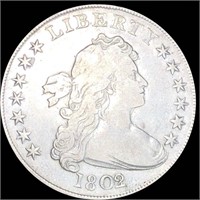 1802/1 Draped Bust Dollar LIGHTLY CIRCULATED