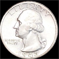 1943-S Washington Silver Quarter LIGHTLY CIRC