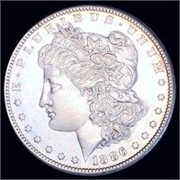 1886-S Morgan Silver Dollar GEM BU