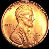 1945-D Lincoln Wheat Penny UNCIRCULATED