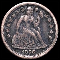 1856-O Seated Liberty Dime XF