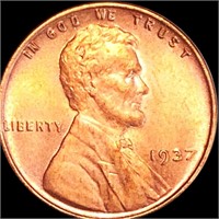 1937 Lincoln Wheat Penny UNCIRCULATED