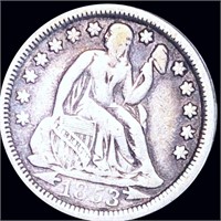 1853-O Seated Liberty Dime LIGHTLY CIRCULATED