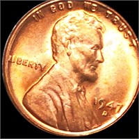 1947-D Lincoln Wheat Penny UNCIRCULATED
