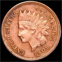 1909-S Indian Head Penny CLOSELY UNCIRCULATED
