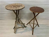 COLONIAL BUSH WINE TABLE & BAMBOO GYPSY TABLE