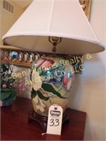 Oriental style Floral lamp