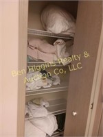 Linens & towels ( contents of bathroom closet)
