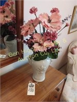 Floral arrangement in vase