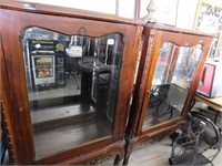 2 Antique Display Cabinets