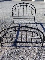 Rod Iron Queen Size Bed Frame