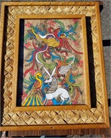 Beautiful Spanish Peacock Painting