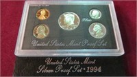 1994 S US MINT SILVER PROOF SET