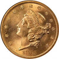 $20 1865 SS REPUBLIC. NGC MS64 CAC