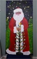 Santa Oil on Canvas 48" x 24"