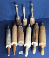 Wood Rolling Pins/Mashers