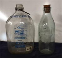 Vintage Milk Bottles