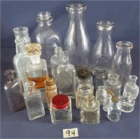 Antique Clear Bottles