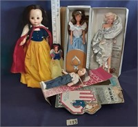 Dolls - Barbie, Marilyn, Ginny, Snow White, etc