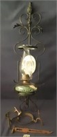 Oil Lamp with holder & Misc Holder Parts