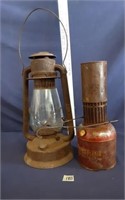 Old Heater & Barn Lantern