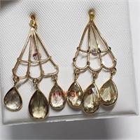$6800 18K  Zultanite(3ct) Earrings