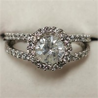 $18300 14K  Diamond(1.15ct) Diamond(0.75ct) Ring