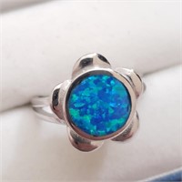 $120 Silver Opalite Ring