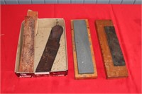 Pike Leather Strop and Sharpening Stones