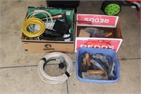 4 Boxes Electric Cords, Wire, etc.