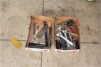2 Boxes of Misc. Tools, Squares