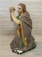1890’S FRENCH CHALKWARE RELIGIOUS STATUE