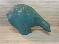 FIBRE GLASS POLAR BEAR STATUE