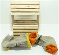 * Wooden Vegetable Holder plus Bags