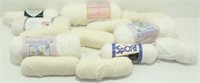 Bag of All White Yarn
