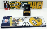 * Packer Clock & Two Wall Hangings