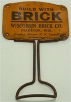 Small Metal Sign - Wisconsin Brick Co.