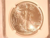 1990 American Eagle, Silver 1 Dollar