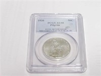 1920 Comm. Silver 50 Cents Pilgrim Tercentenary
